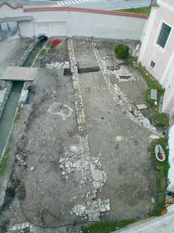 Scavo archeologico nei pressi della chiesa di S. Elisabetta